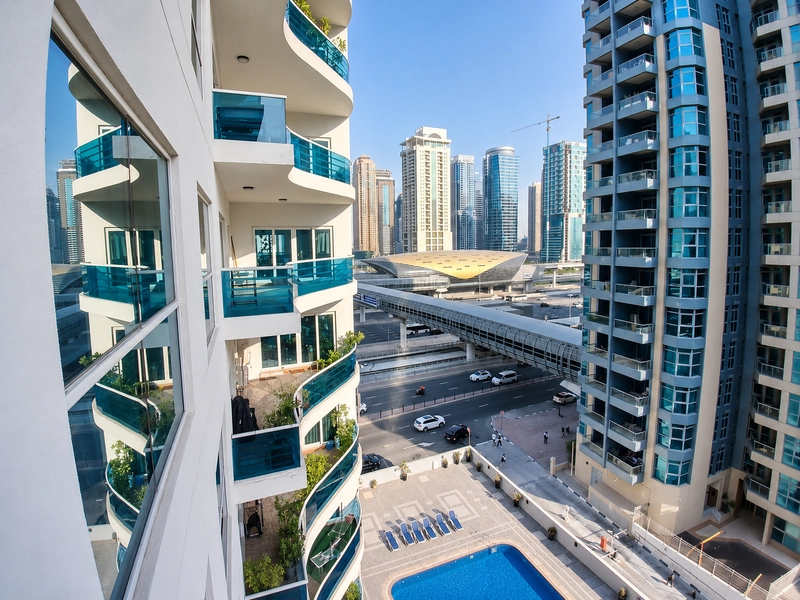 2 BEDROOM FOR RENT IN CASCADES, DUBAI MARINA