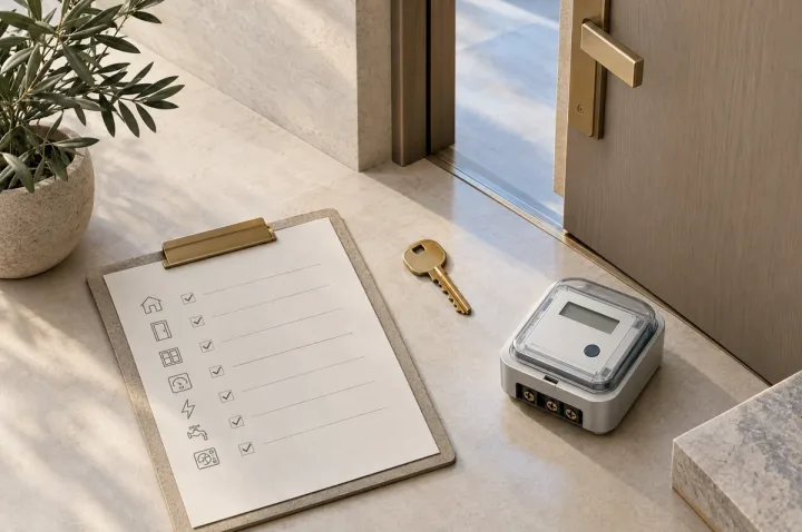 Off-plan property handover checklist