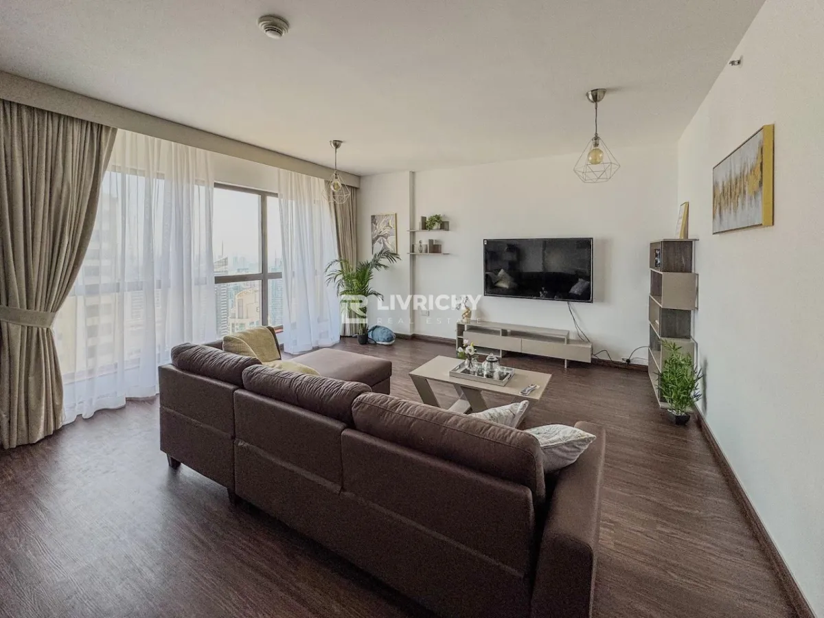 Sea View | Renovated 2BR | High Floor — 2