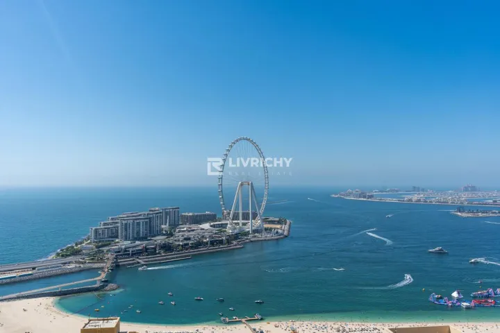 Luxury 2BR+Maid | Fully Upgraded | Sea n Ain View