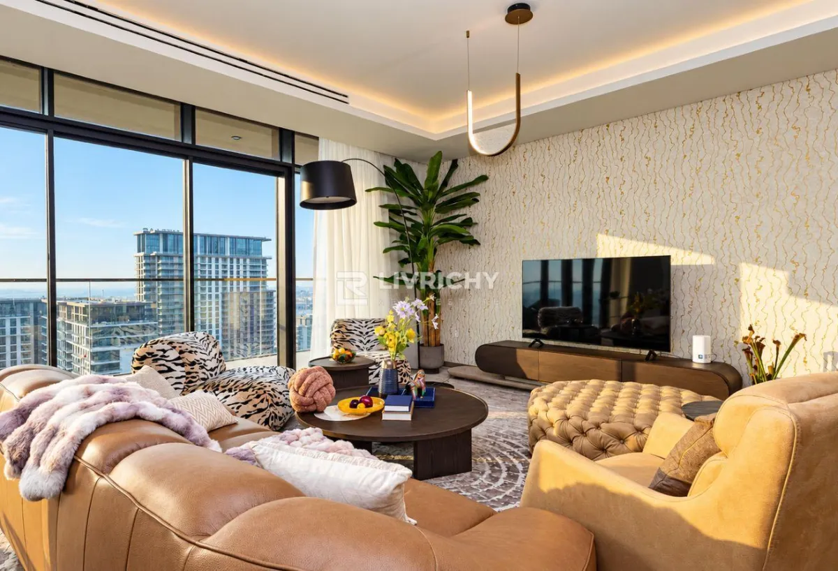 Fully Furnished | Central Park View | 4BR + Maids — 1