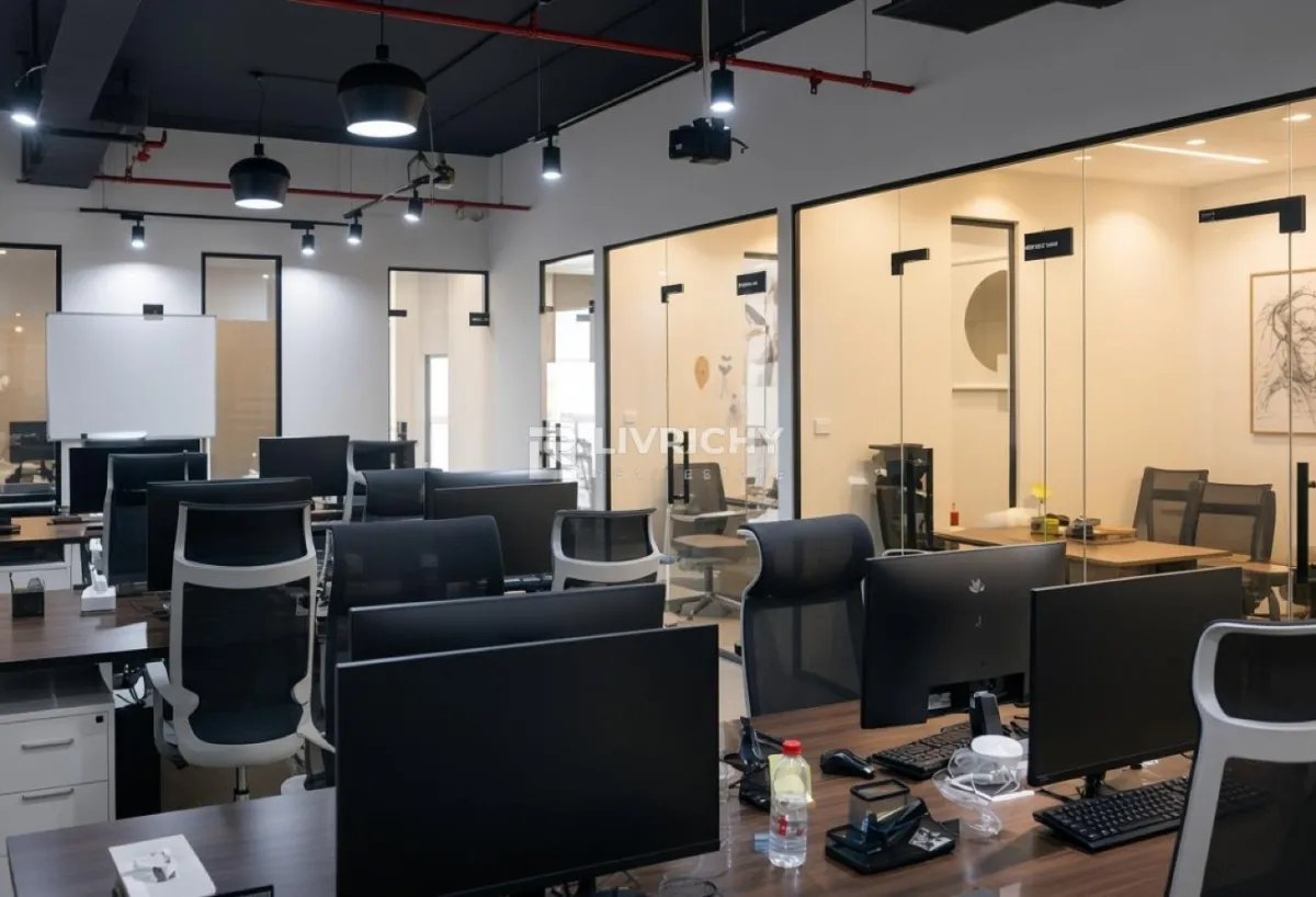 Fully Furnished | Spacious Office | Multiple Rooms — 2